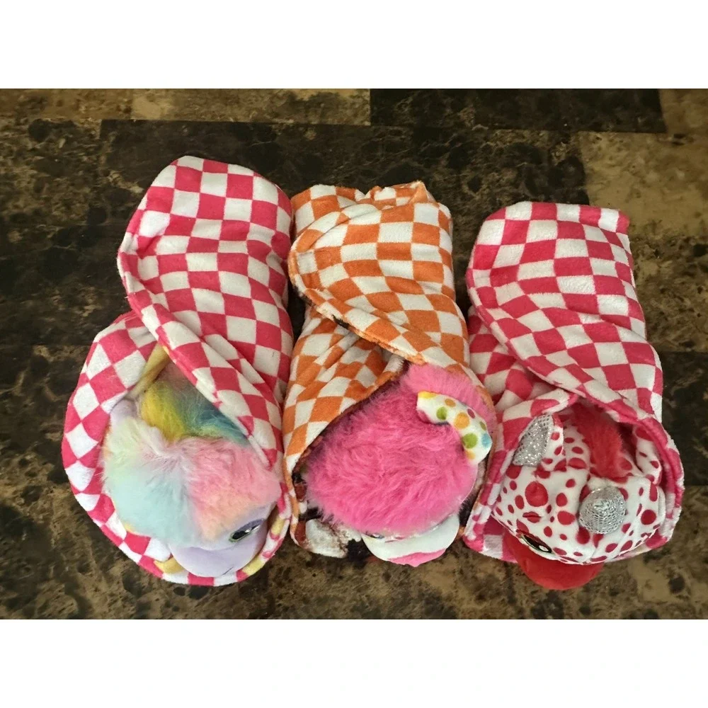Lot‎ Of 3 Stuffed Animal Cutetitos Carnivalitos & Blankets EXCELLENT